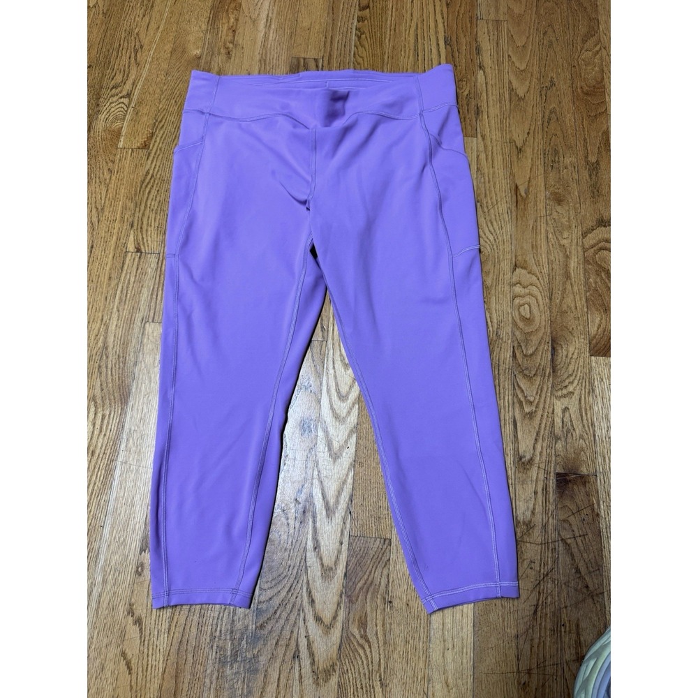 Lululemon Pants Leggings 25" Pockets Lilac Lavender Dew 20/20W Perfect Condition